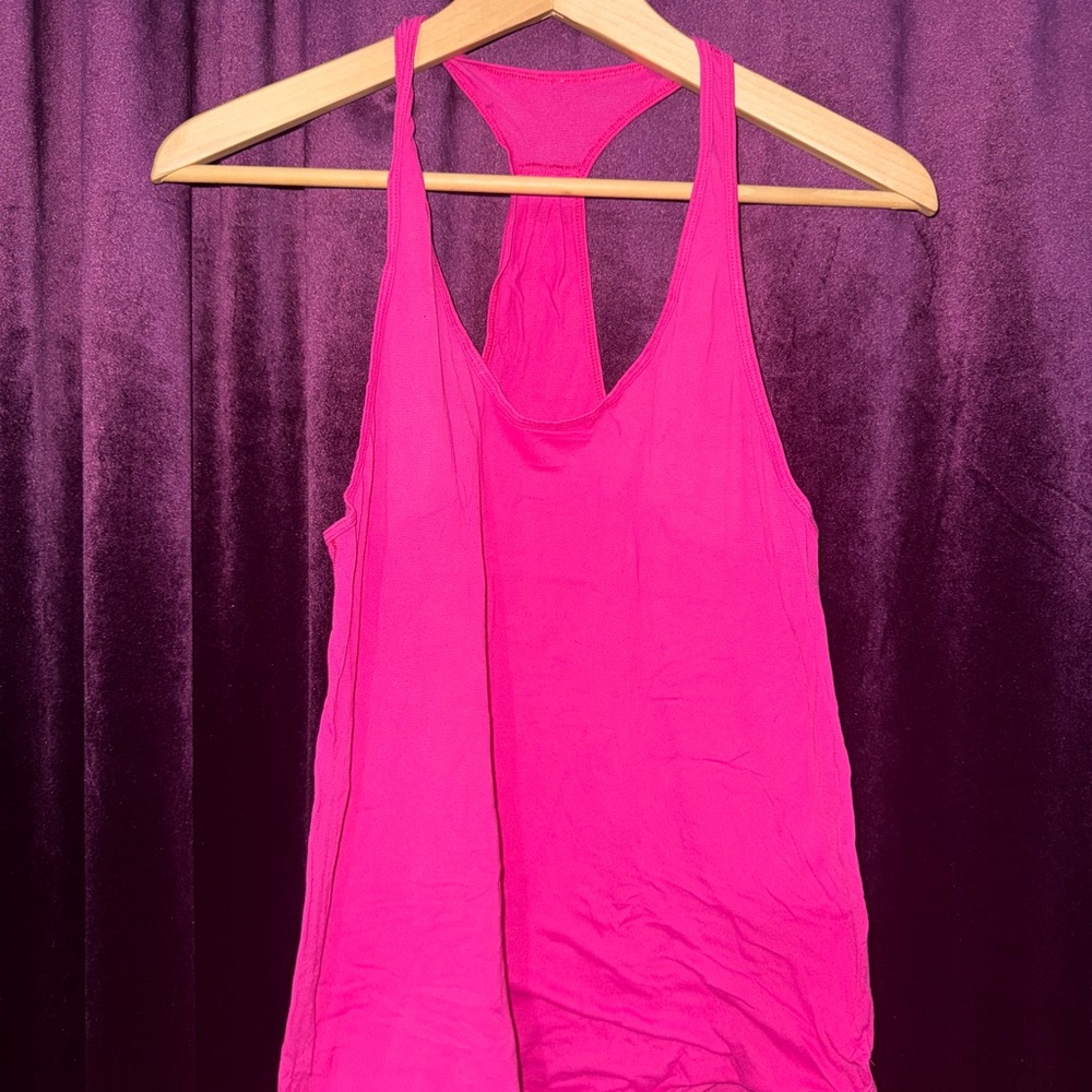 Women's Pink Sleeveless Top